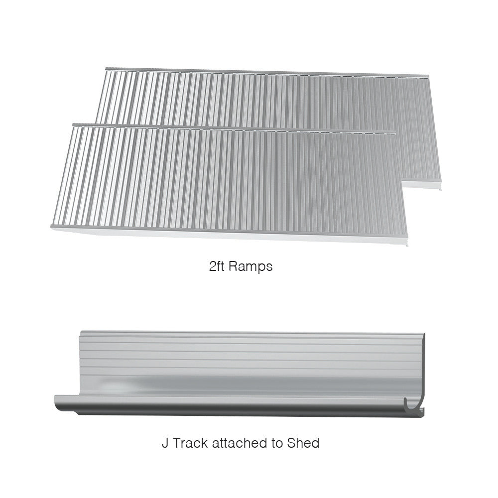 SHEDorize 4' Aluminum Ramp