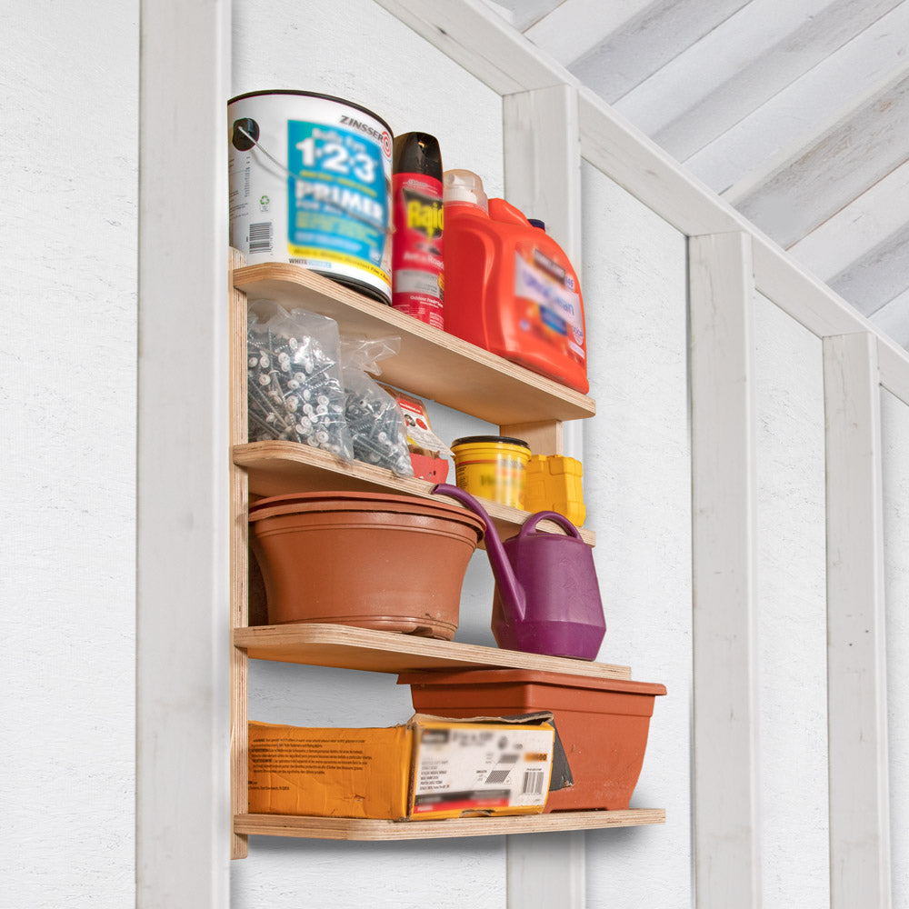 SHEDorize Stud Shelving, 4 Shelves - 24"