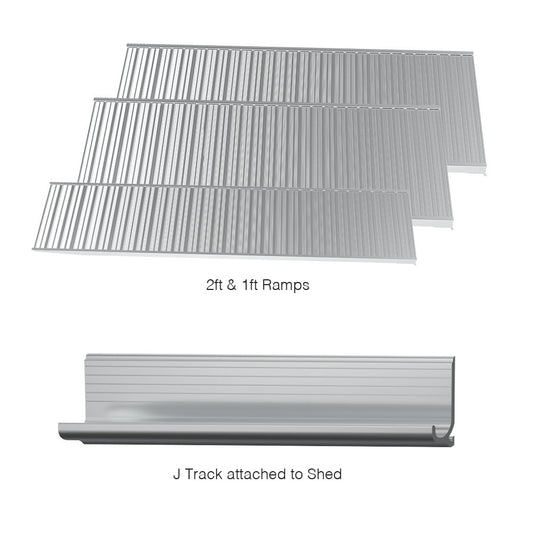 SHEDorize 5' Aluminum Ramp