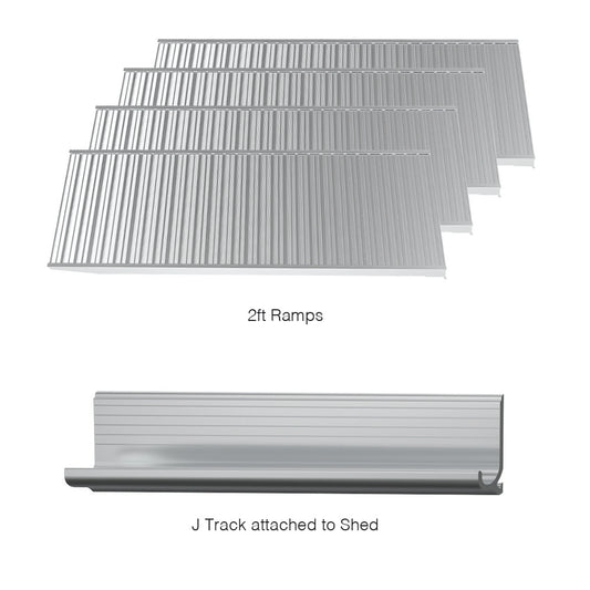SHEDorize 8' Aluminum Ramp