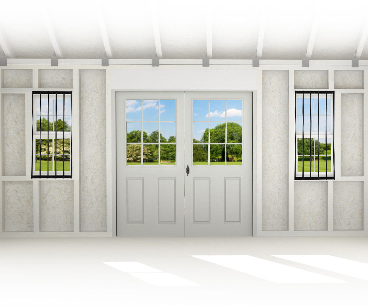SHEDorize Steel Window Bar 18"x36"