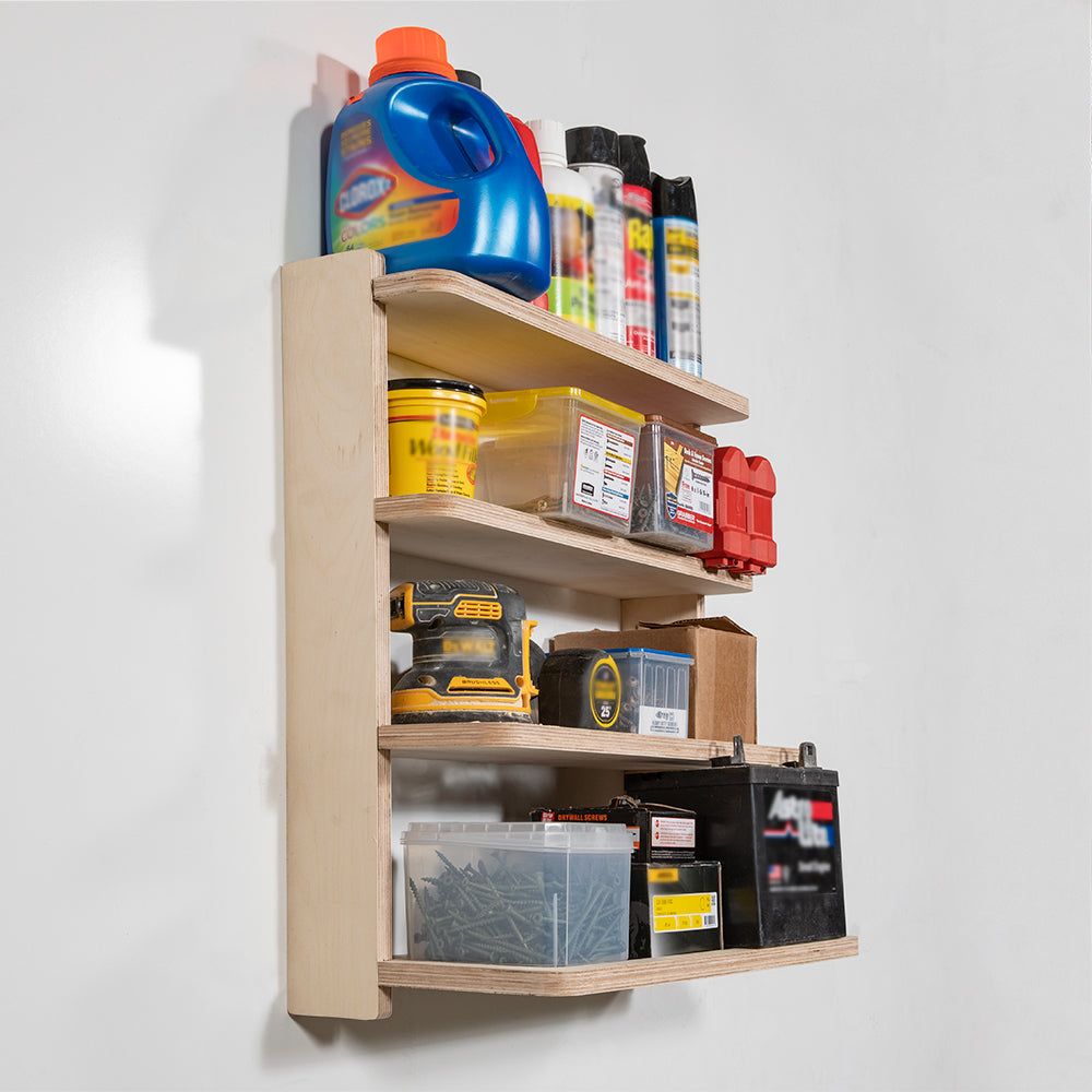 SHEDorize Stud Shelving, 4 Shelves - 24"
