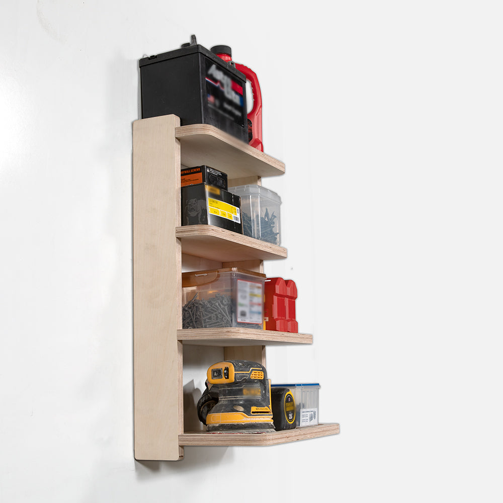 SHEDorize Stud Shelving, 4 Shelves - 16"