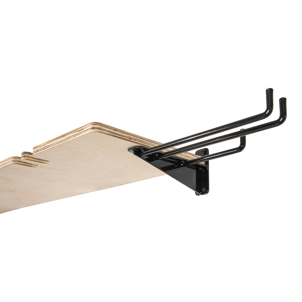 SHEDorize Ski/Snowboard Shelf with 10 Hooks - 48"