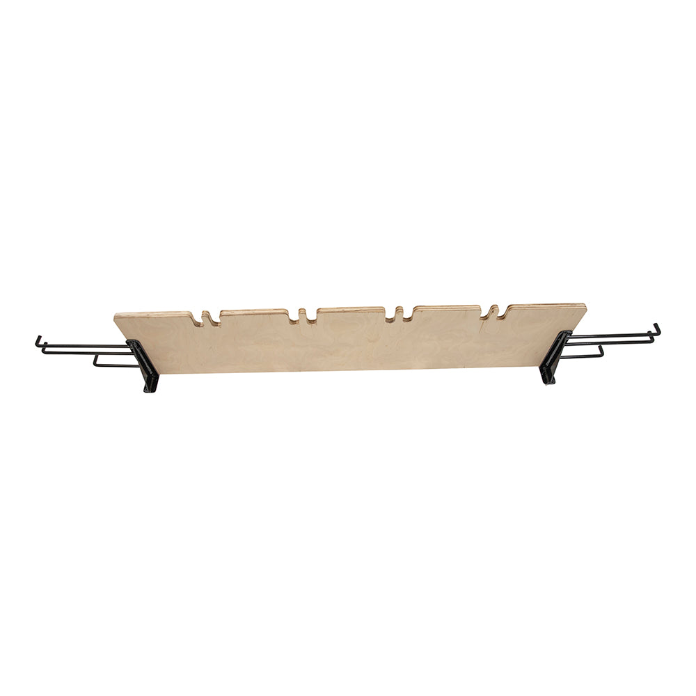 SHEDorize Ski/Snowboard Shelf with 10 Hooks - 48"