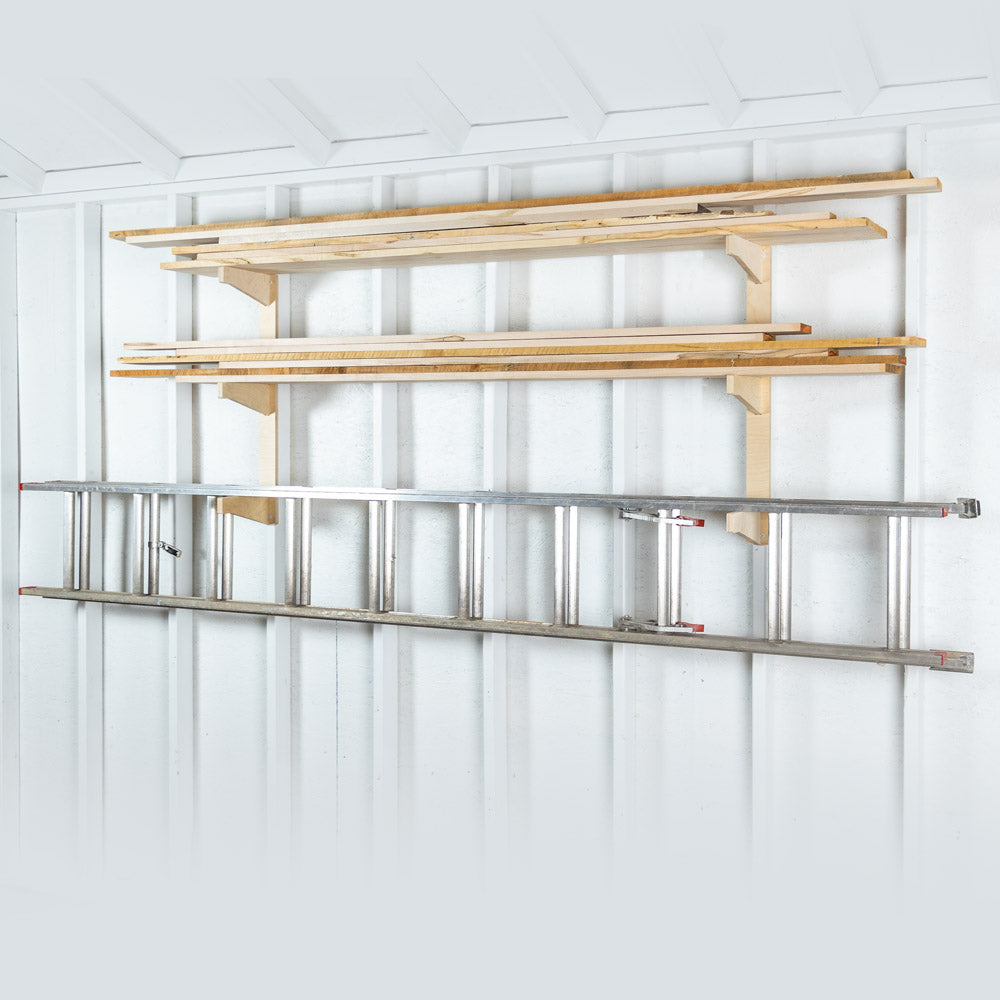 SHEDorize 3 Tier Lumber/Ski/Ladder Rack