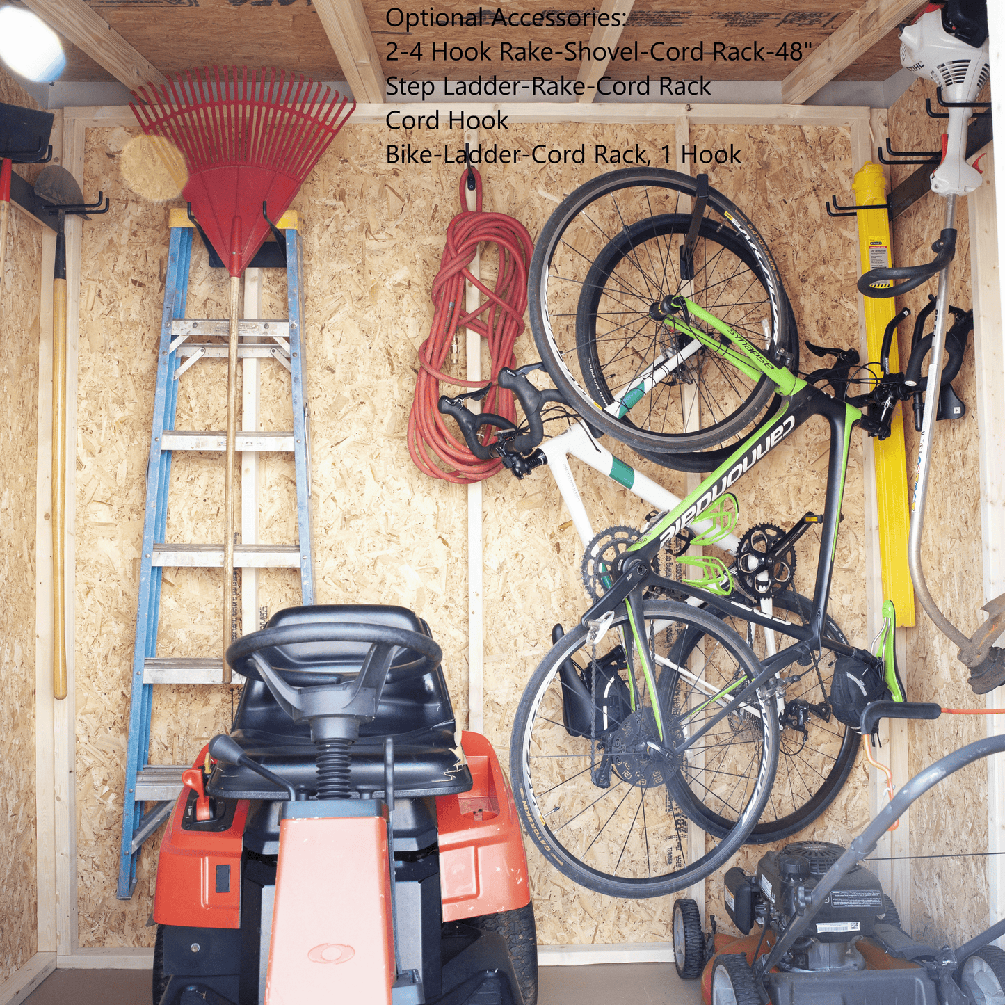 Skillion Roof Storage Shed, 6' x 8'