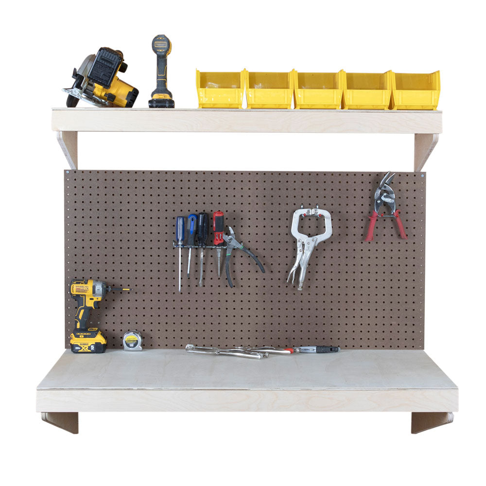SHEDorize Workbench with Pegboard and Accessories - 24" x 48"