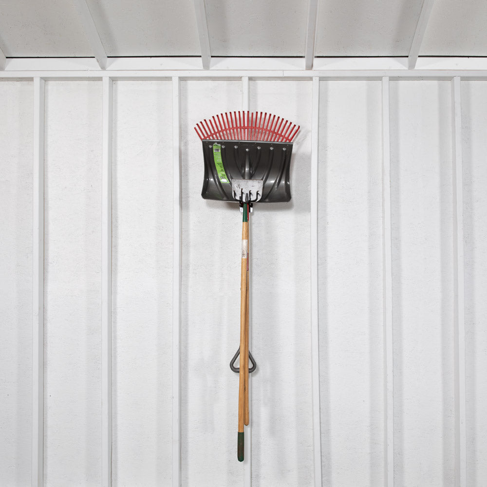SHEDorize 1 Hook Rake/Shovel/Cord Rack