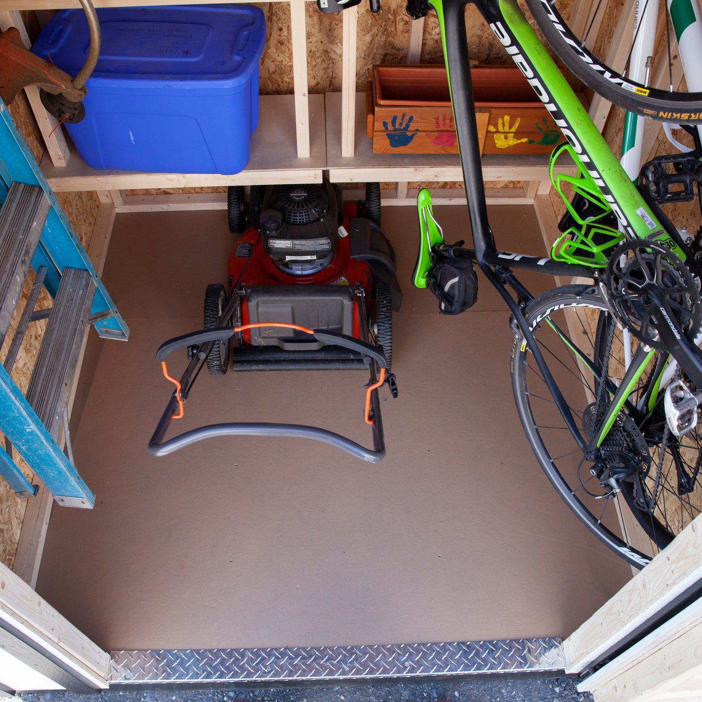 Wall Hugger Storage Shed, 6' x 6'