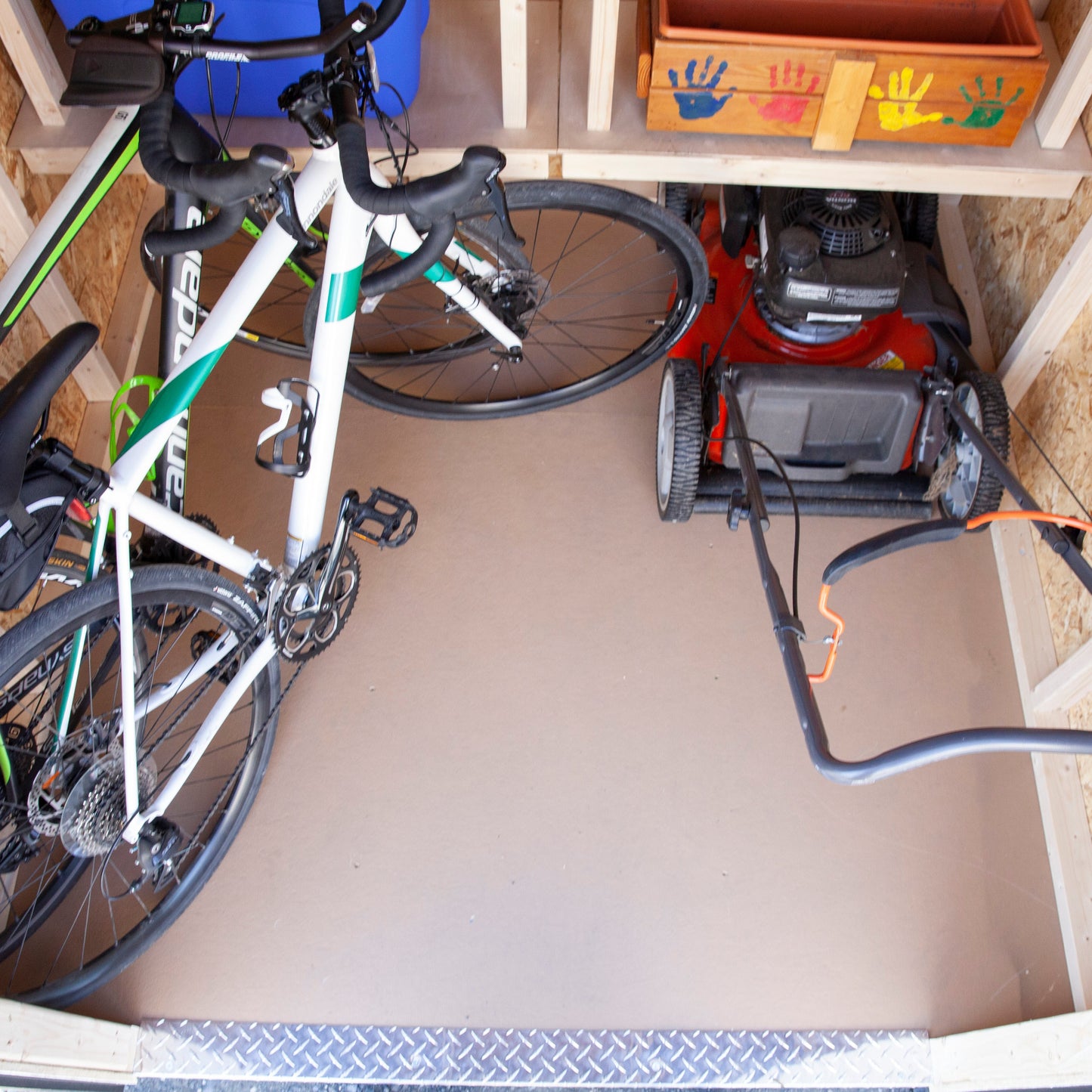 Wall Hugger Storage Shed, 6' x 6'