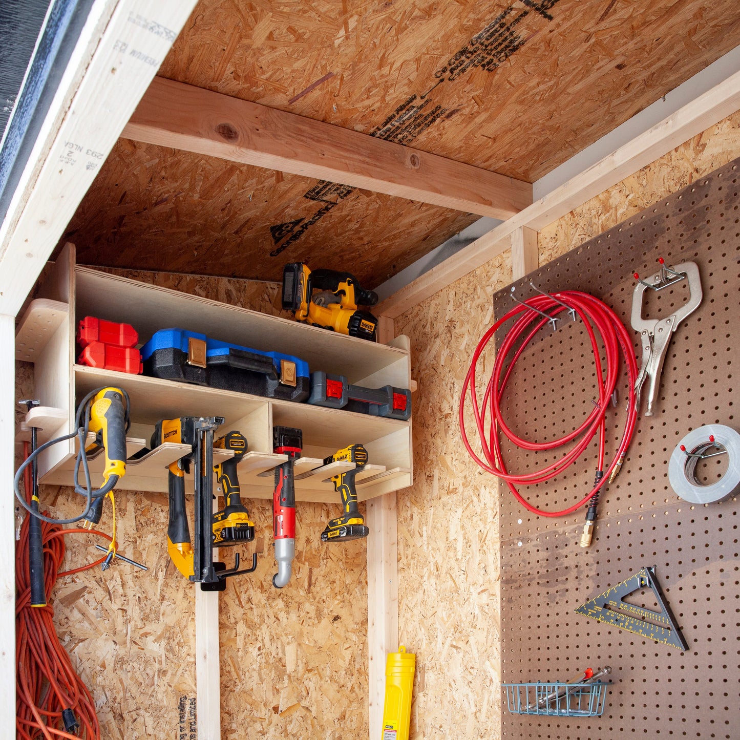 Skillion Roof Storage Shed, 4' x 6'