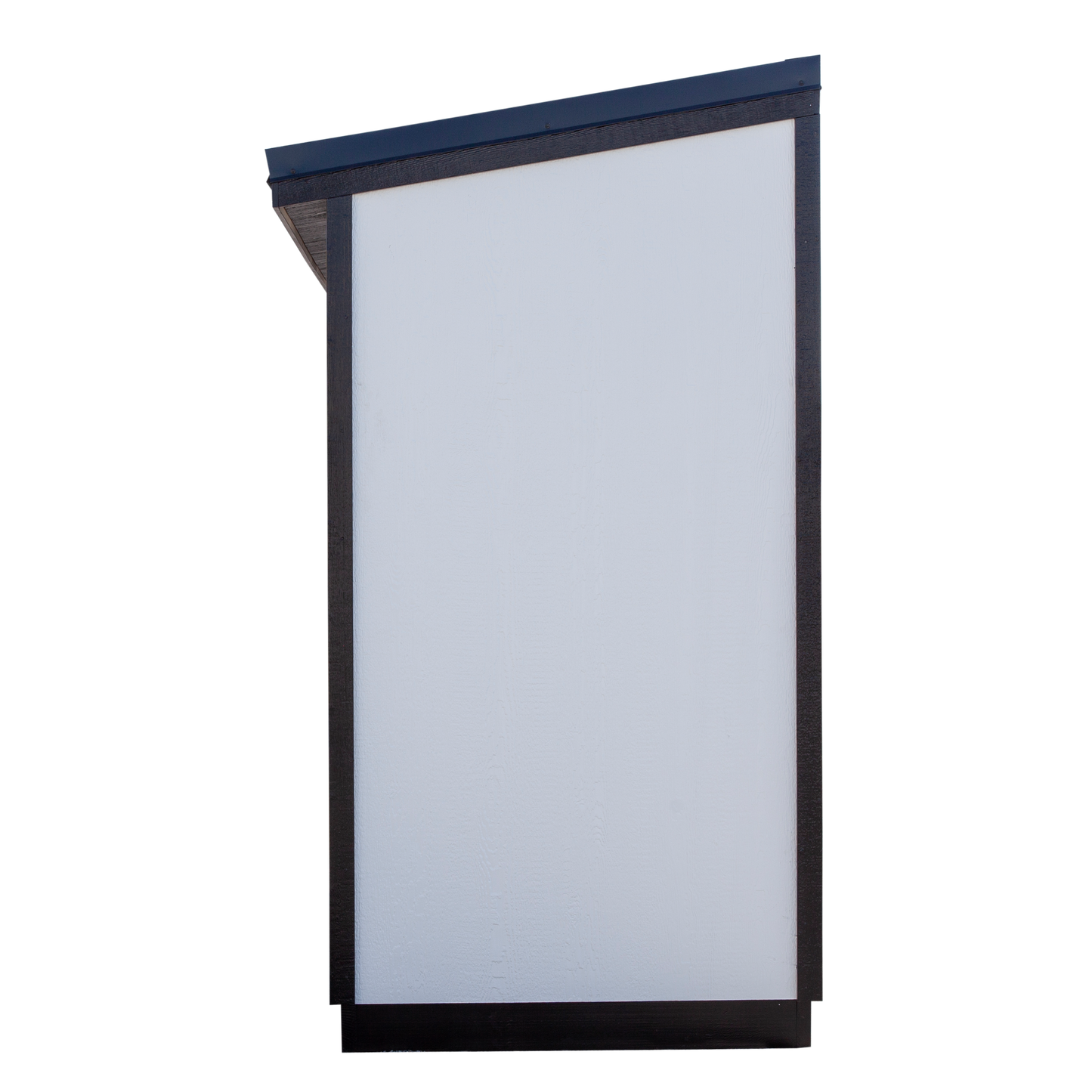 Wall Hugger Storage Shed, 4' x 8'