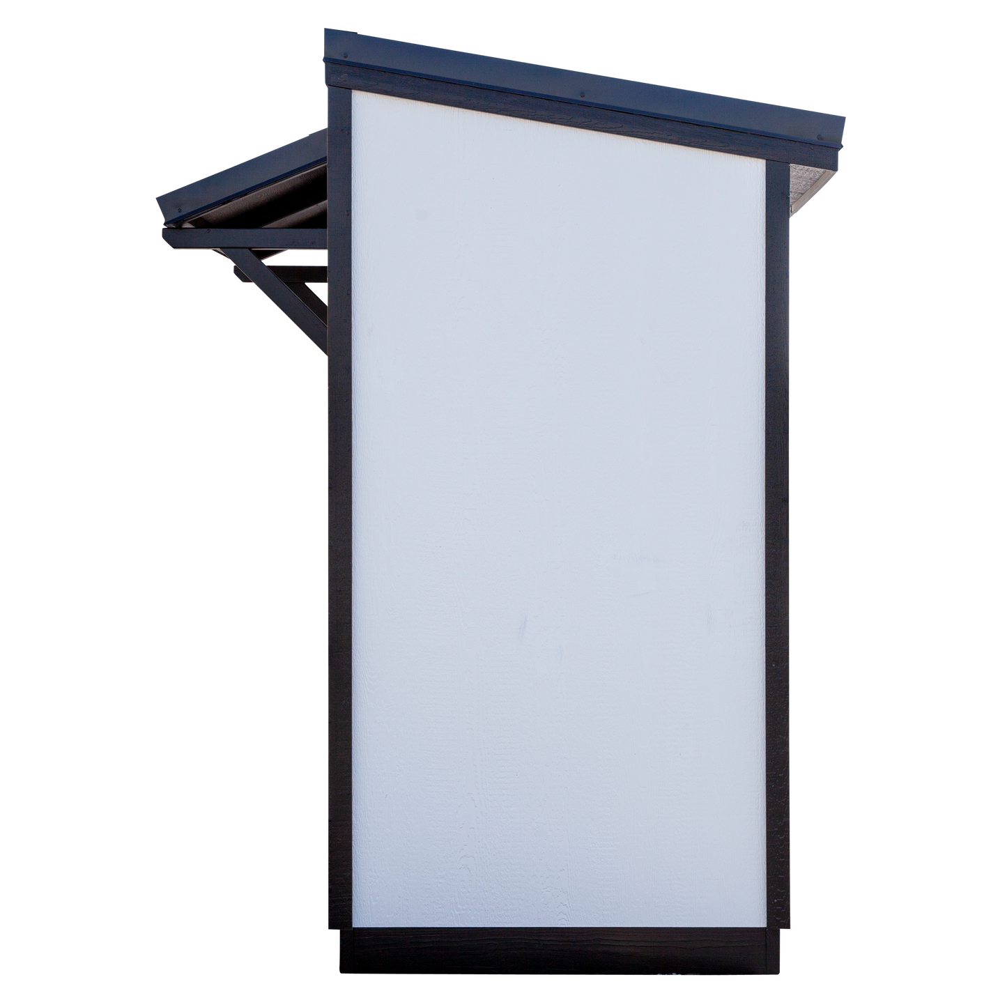 Skillion Roof Storage Shed, 4' x 6'