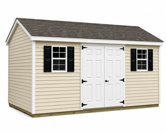 10x16 Vinyl Traditional Cottage Shed