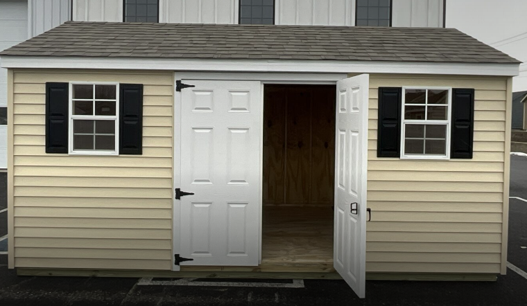 10x16 Vinyl Traditional Cottage Shed