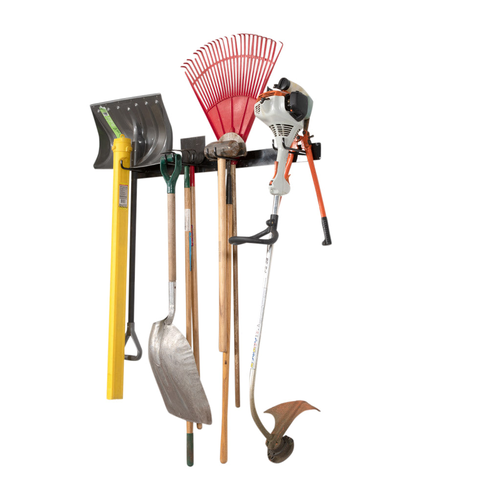 SHEDorize 4 Hook Rake/Shovel/Cord Rack - 48"