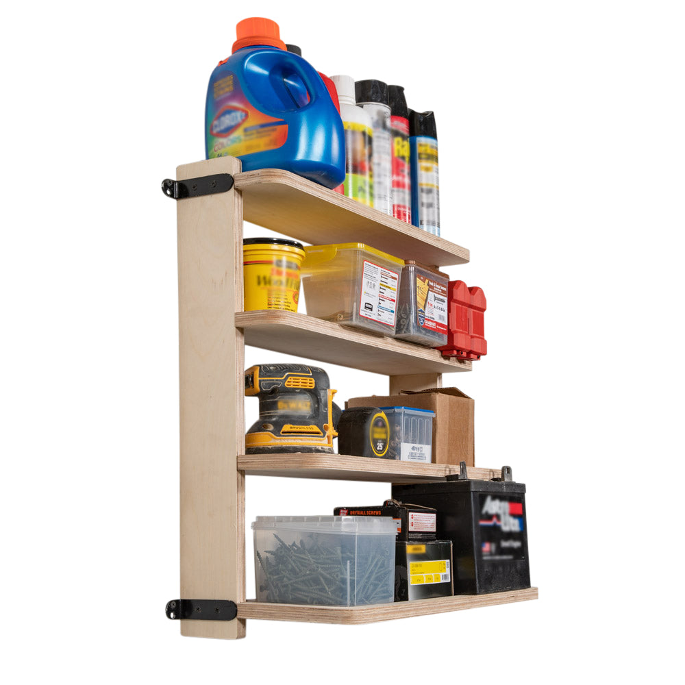 SHEDorize Stud Shelving, 4 Shelves - 24"