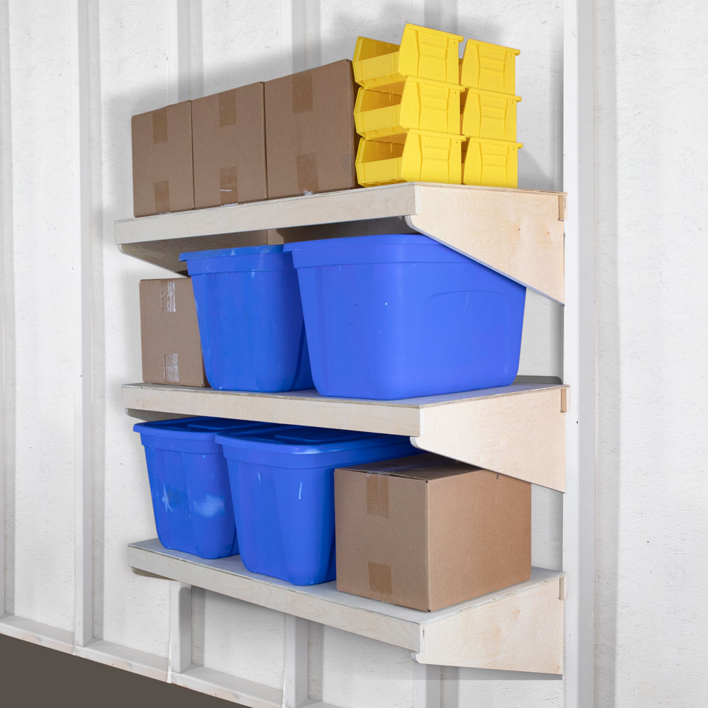 SHEDorize 3 Tier Wall Shelf - 24" x 48"