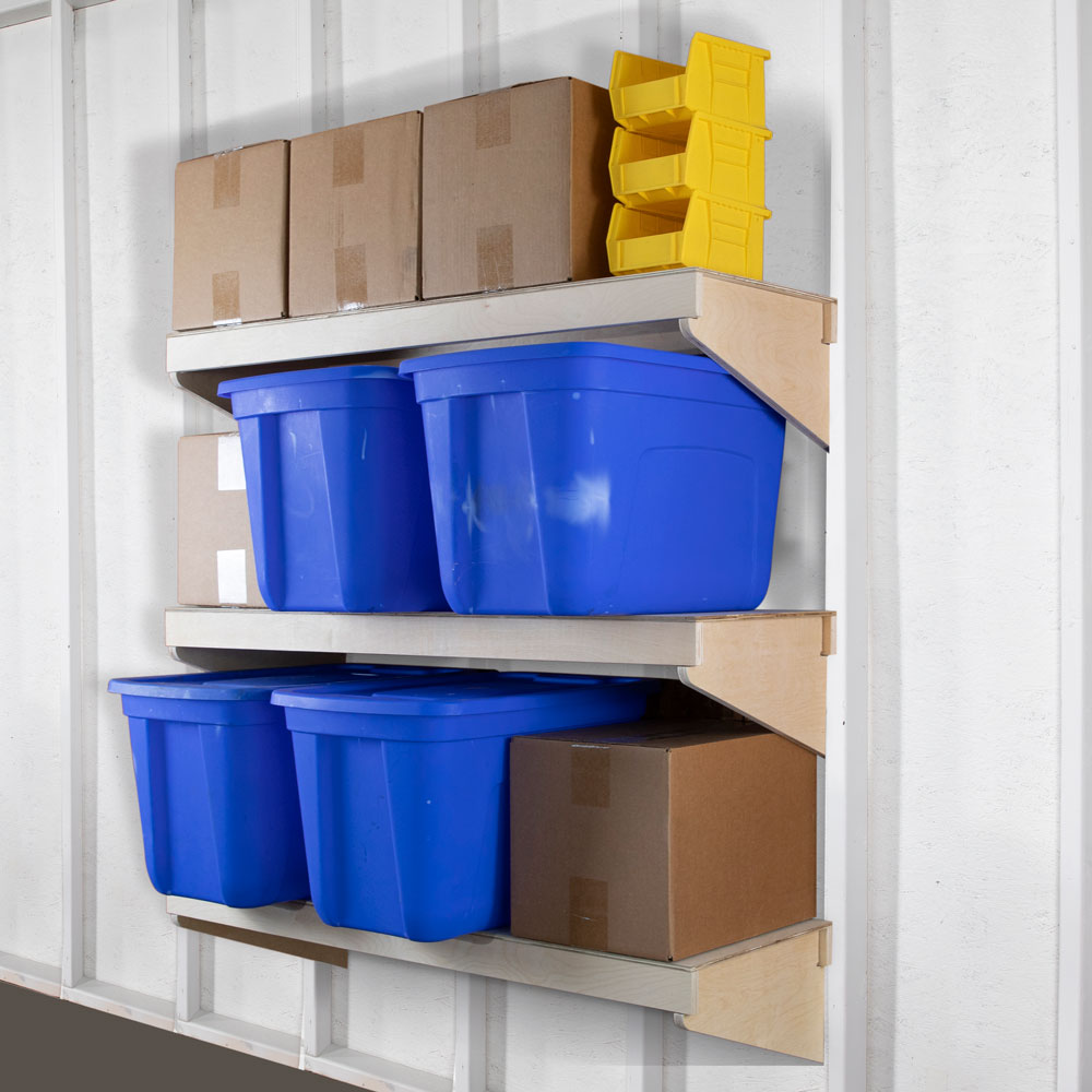 SHEDorize 3 Tier Wall Shelf - 16" x 48"