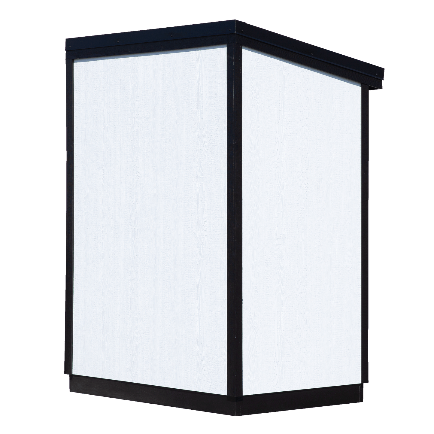 Wall Hugger Storage Shed, 4' x 6'